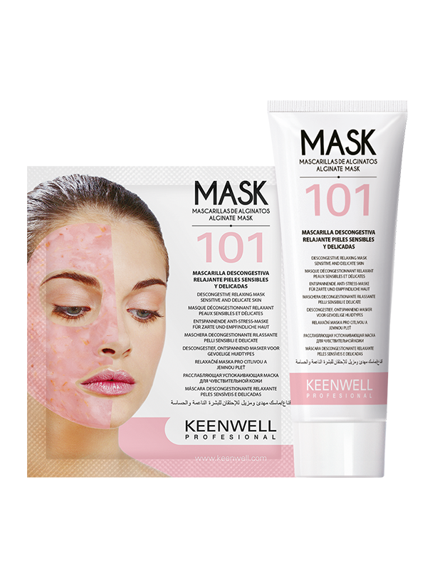 MASCHERA ALGINATO 101 PELLI SENSIBILI KIT 9 PZ.