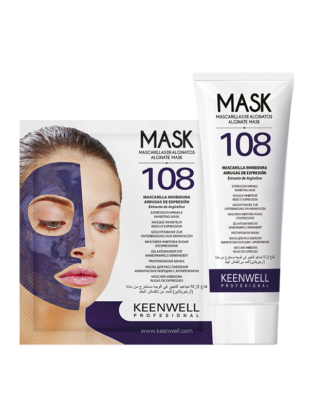 MASCHERA ALGINATO 108 INIBITORIA RUGHE D’ESPRESSIONE KIT 9 PZ.